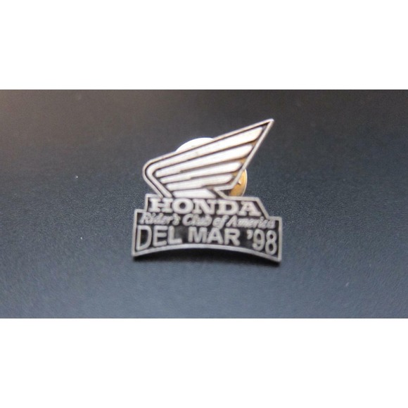 Honda Riders Club of America Pin & sticker Del Mar 1998 Vest Jacket lapel LOT 2 - Picture 8 of 10